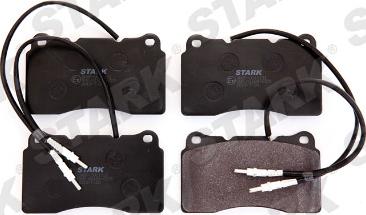 Stark SKBP-0011131 - Тормозные колодки, дисковые, комплект autospares.lv