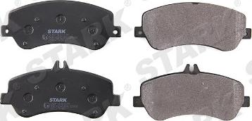 Stark SKBP-0011128 - Тормозные колодки, дисковые, комплект autospares.lv