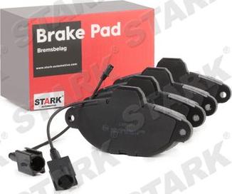Stark SKBP-0011809 - Тормозные колодки, дисковые, комплект autospares.lv