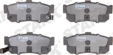 Stark SKBP-0011273 - Тормозные колодки, дисковые, комплект autospares.lv