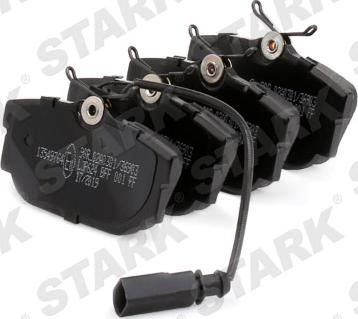 Stark SKBP-0011789 - Тормозные колодки, дисковые, комплект autospares.lv