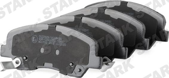 Stark SKBP-0012065 - Тормозные колодки, дисковые, комплект autospares.lv