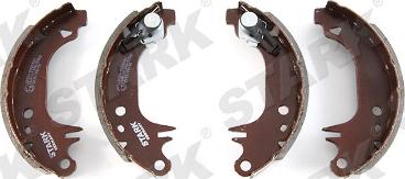 Stark SKBS-0450051 - Комплект тормозных колодок, барабанные autospares.lv