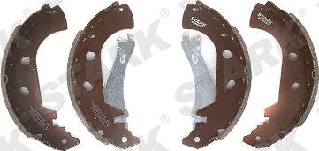 Stark SKBS-0450022 - Комплект тормозных колодок, барабанные autospares.lv