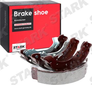 Stark SKBS-0450163 - Комплект тормозных колодок, барабанные autospares.lv