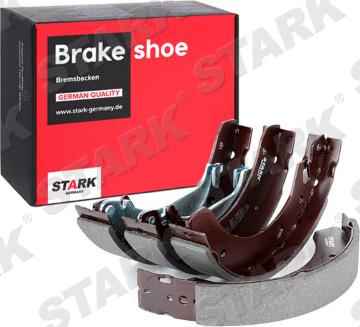 Stark SKBS-0450132 - Комплект тормозных колодок, барабанные autospares.lv