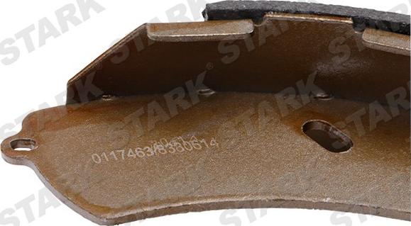 Stark SKBS-0450293 - Комплект тормозных колодок, барабанные autospares.lv