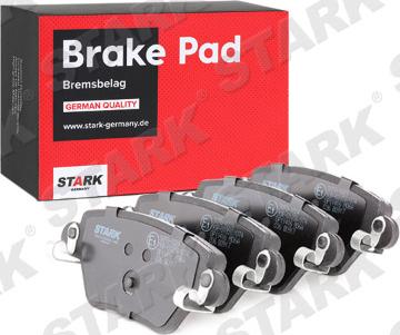 Stark SKFO-1024 - Тормозные колодки, дисковые, комплект autospares.lv