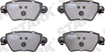Stark SKFO-1024 - Тормозные колодки, дисковые, комплект autospares.lv