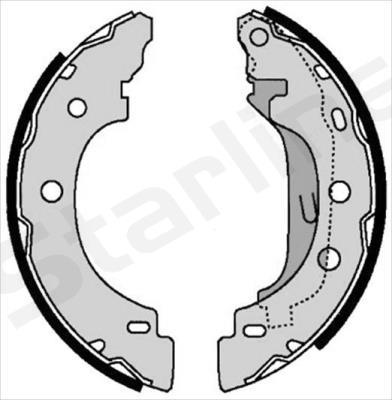 Starline BC 07330 - Комплект тормозных колодок, барабанные autospares.lv