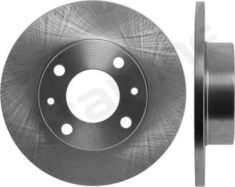 Starline PB 1021 - Тормозной диск autospares.lv