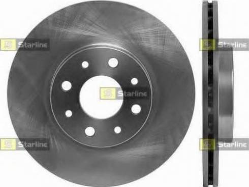 Starline PB 2531 - Тормозной диск autospares.lv