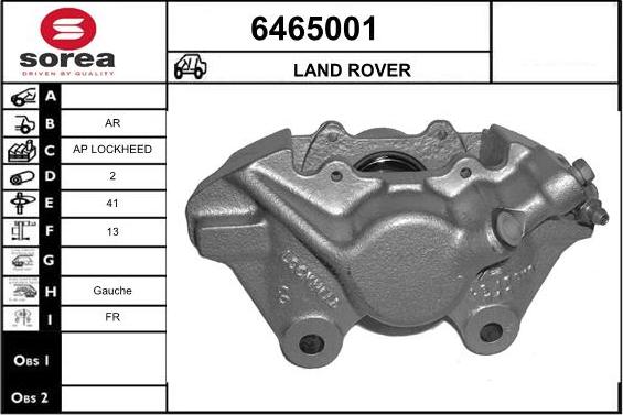 STARTCAR 6465001 - Тормозной суппорт autospares.lv