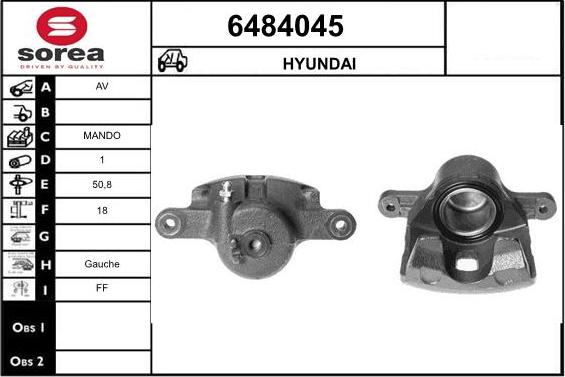 STARTCAR 6484045 - Тормозной суппорт autospares.lv