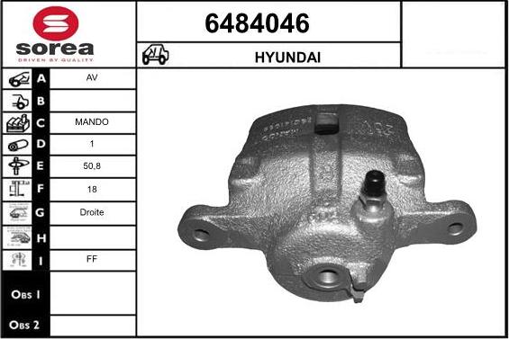 STARTCAR 6484046 - Тормозной суппорт autospares.lv