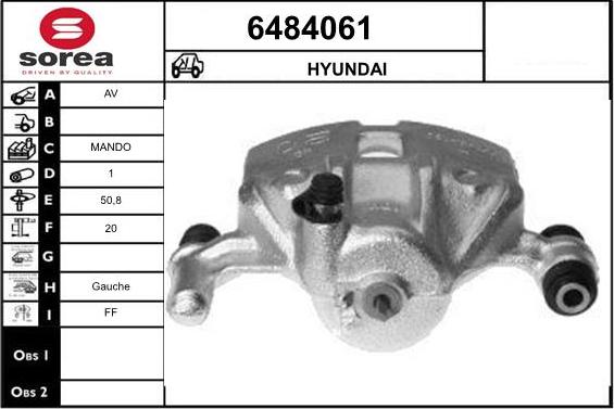 STARTCAR 6484061 - Тормозной суппорт autospares.lv