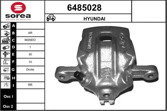 STARTCAR 6485028 - Тормозной суппорт autospares.lv