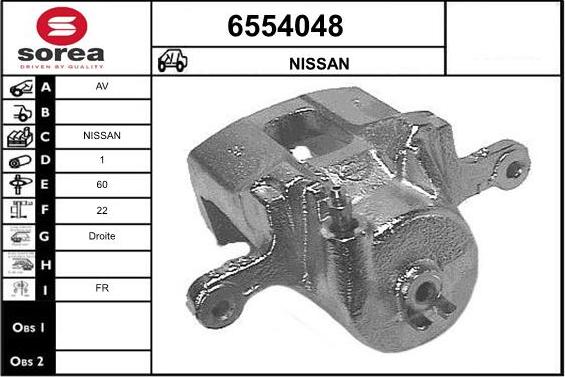 STARTCAR 6554048 - Тормозной суппорт autospares.lv