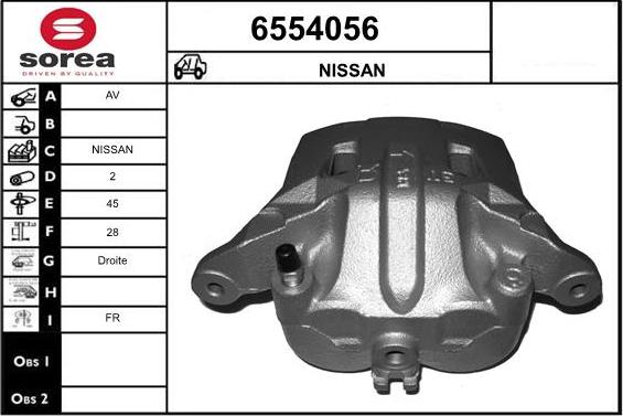 STARTCAR 6554056 - Тормозной суппорт autospares.lv