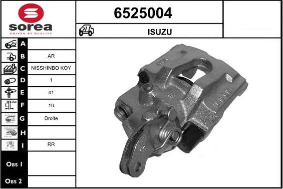 STARTCAR 6525004 - Тормозной суппорт autospares.lv