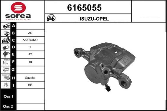 STARTCAR 6165055 - Тормозной суппорт autospares.lv