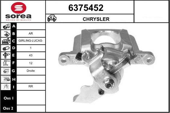 STARTCAR 6375452 - Тормозной суппорт autospares.lv