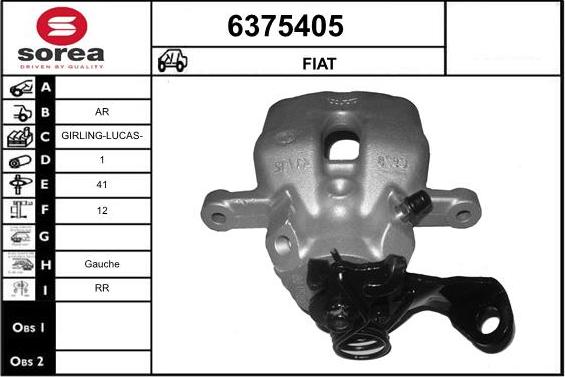 STARTCAR 6375405 - Тормозной суппорт autospares.lv