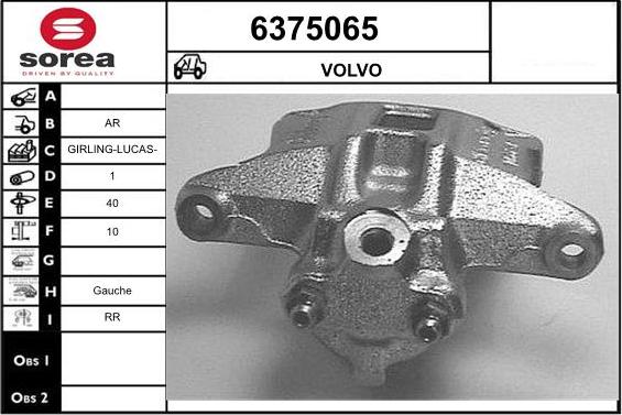 STARTCAR 6375065 - Тормозной суппорт autospares.lv