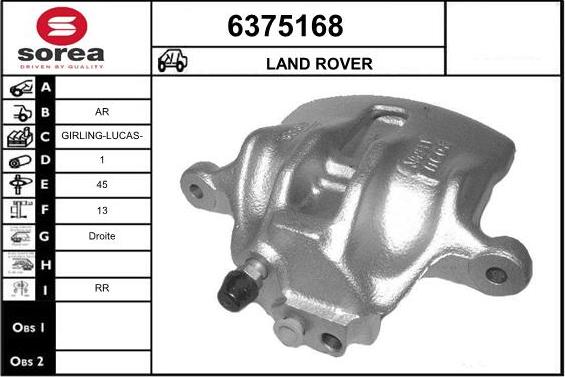 STARTCAR 6375168 - Тормозной суппорт autospares.lv