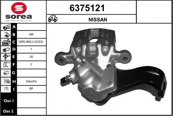 STARTCAR 6375121 - Тормозной суппорт autospares.lv