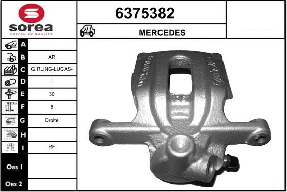 STARTCAR 6375382 - Тормозной суппорт autospares.lv