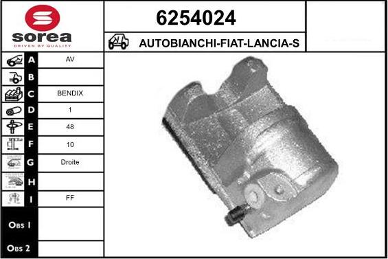 STARTCAR 6254024 - Тормозной суппорт autospares.lv