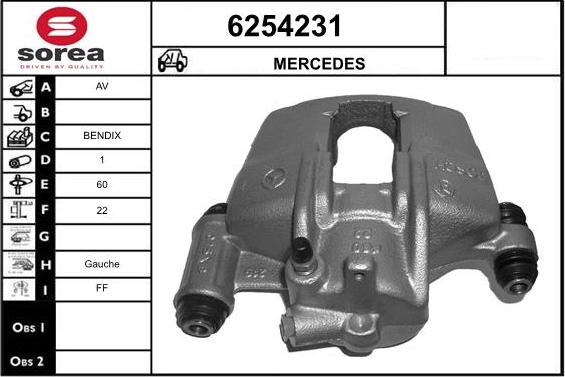 STARTCAR 6254231 - Тормозной суппорт autospares.lv
