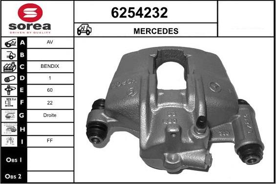 STARTCAR 6254232 - Тормозной суппорт autospares.lv