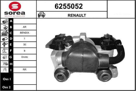 STARTCAR 6255052 - Тормозной суппорт autospares.lv