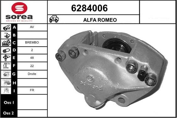 STARTCAR 6284006 - Тормозной суппорт autospares.lv