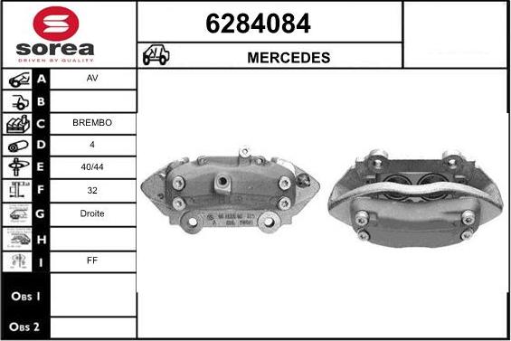 STARTCAR 6284084 - Тормозной суппорт autospares.lv