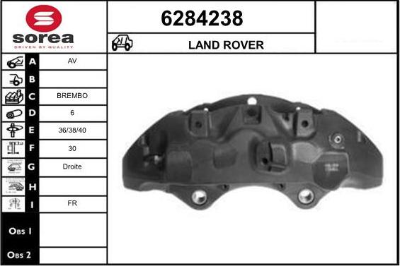 STARTCAR 6284238 - Тормозной суппорт autospares.lv