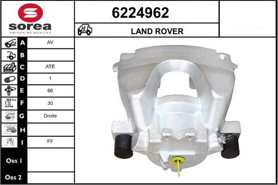 STARTCAR 6224962 - Тормозной суппорт autospares.lv