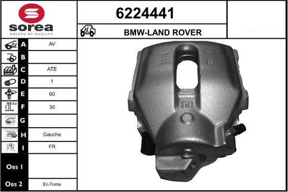 STARTCAR 6224441 - Тормозной суппорт autospares.lv