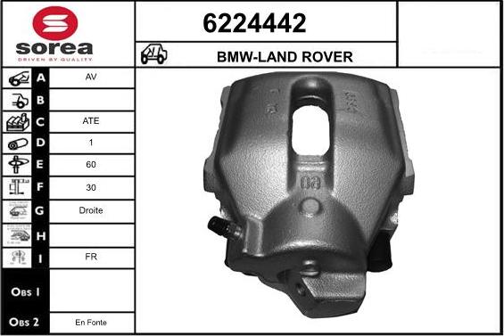 STARTCAR 6224442 - Тормозной суппорт autospares.lv