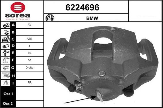 STARTCAR 6224696 - Тормозной суппорт autospares.lv