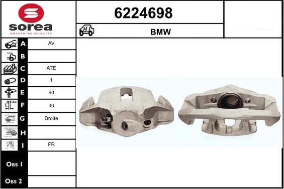 STARTCAR 6224698 - Тормозной суппорт autospares.lv