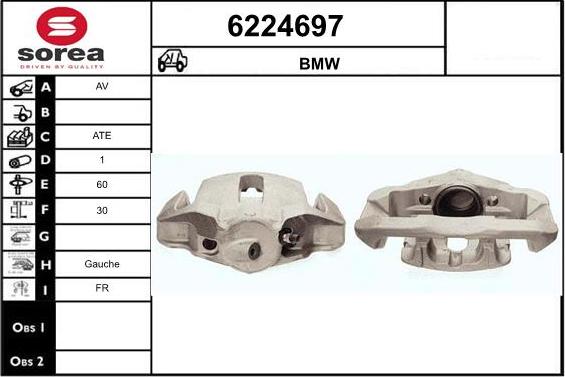 STARTCAR 6224697 - Тормозной суппорт autospares.lv