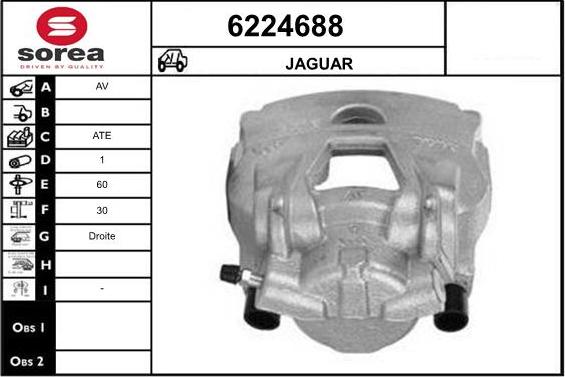 STARTCAR 6224688 - Тормозной суппорт autospares.lv