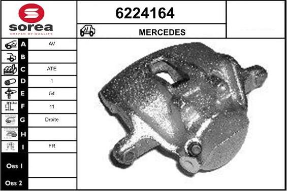 STARTCAR 6224164 - Тормозной суппорт autospares.lv