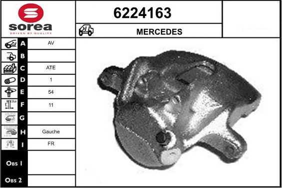 STARTCAR 6224163 - Тормозной суппорт autospares.lv