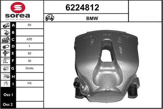 STARTCAR 6224812 - Тормозной суппорт autospares.lv