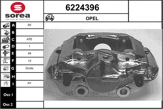 STARTCAR 6224396 - Тормозной суппорт autospares.lv