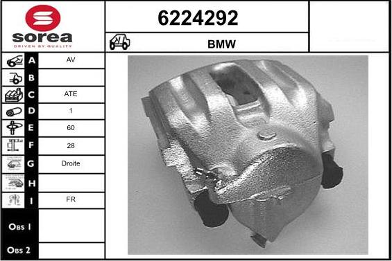 STARTCAR 6224292 - Тормозной суппорт autospares.lv